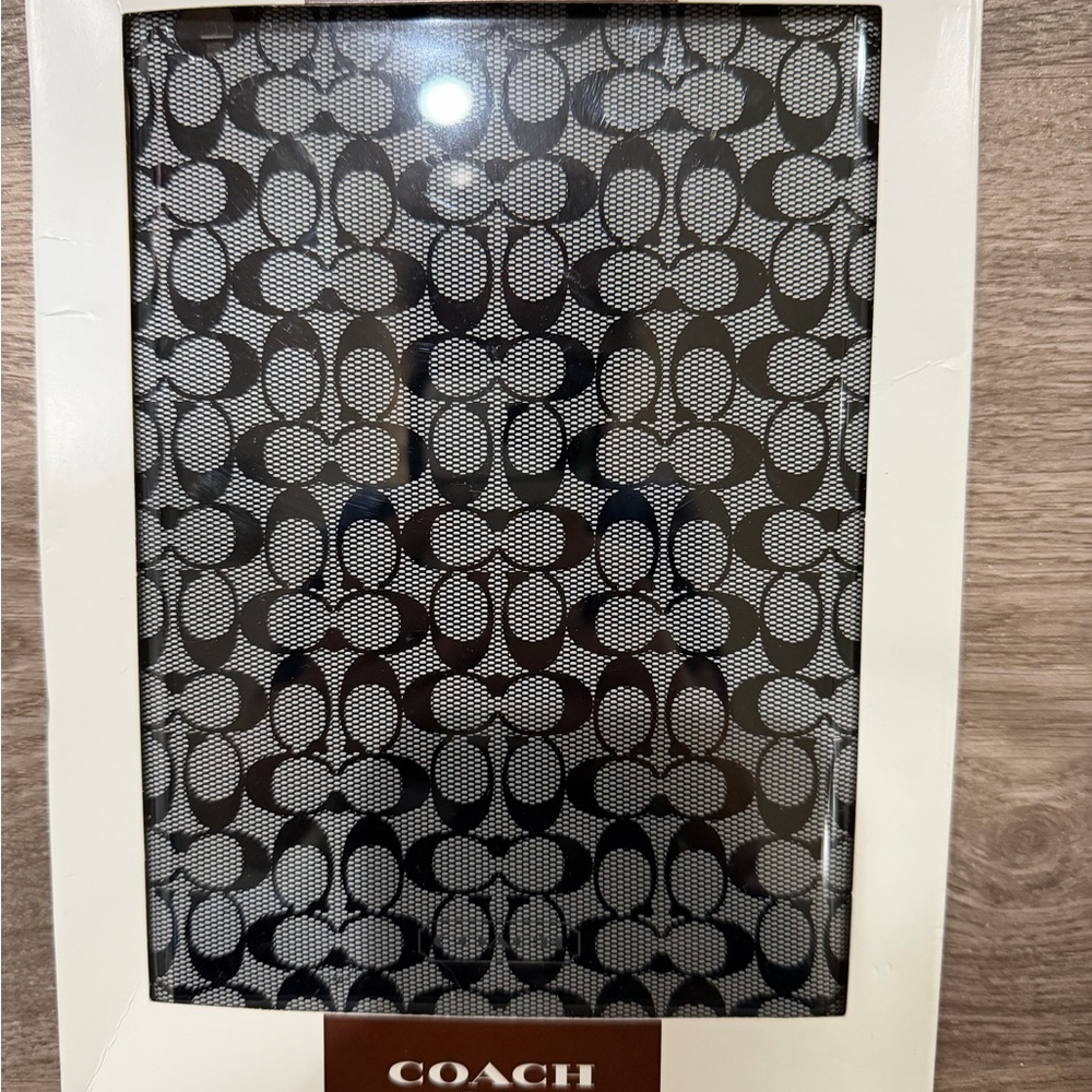 Coach Black and White iPad Case